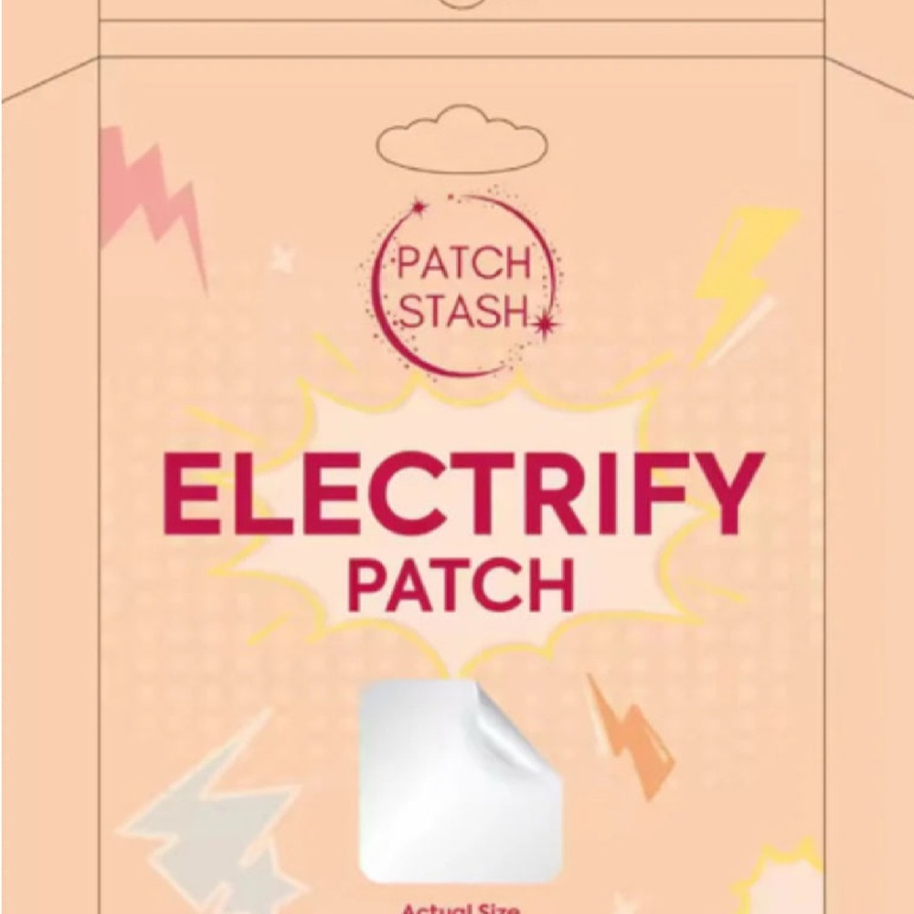 Patch Stash ELECTRIFY B12 Energy Support Patches – 30 Count, 3” x 3”